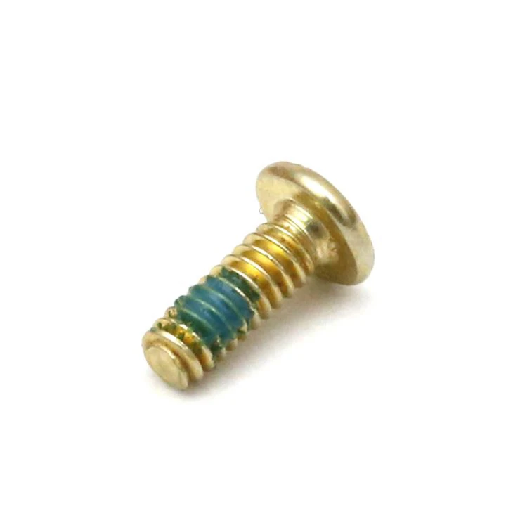 Gold zinc plated phillips flat machine screws for laptop