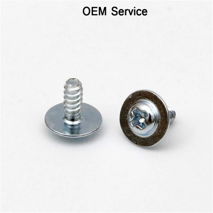 Zinc Plating Pan Washer Head Screw